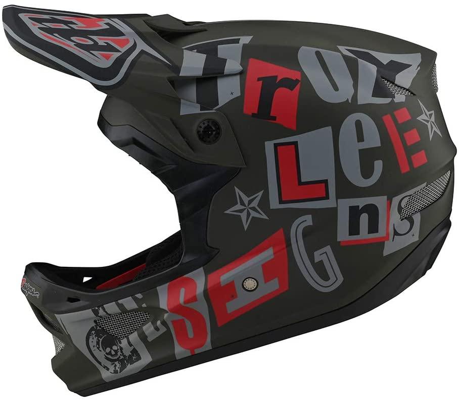 Troy Lee Designs Adult | Downhill | Mountain Bike | BMX | Full Face D3 Fiberlite Helmet Anarchy