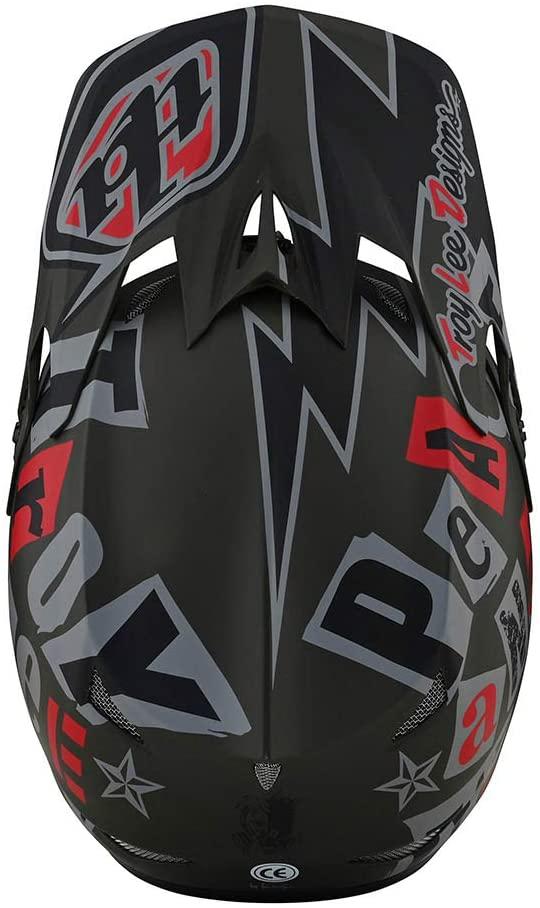 Troy Lee Designs Adult | Downhill | Mountain Bike | BMX | Full Face D3 Fiberlite Helmet Anarchy