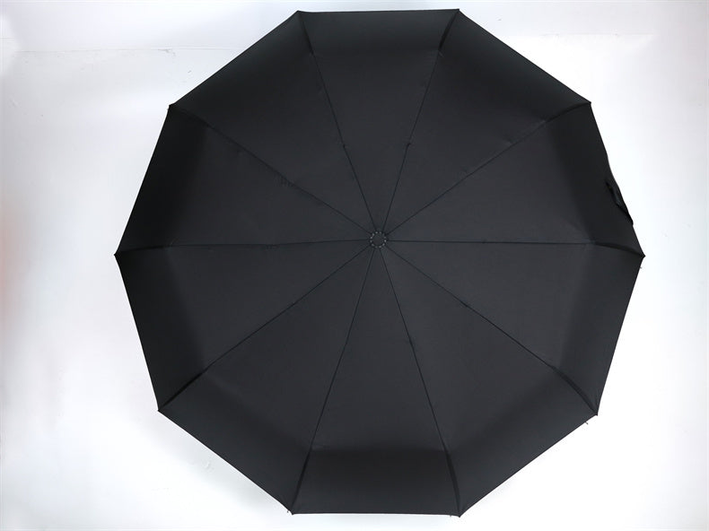 1pc Automatic Anti-Wind Double Layer Commercial LarUmbrella, Diameter 105cm/41.33in