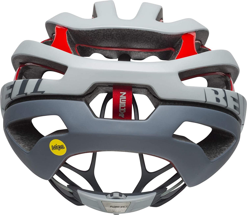 BELL Z20 MIPS Adult Road Bike Helmet - Remix Matte/Gloss Gray/Crimson (2019), Small (52-56 cm)