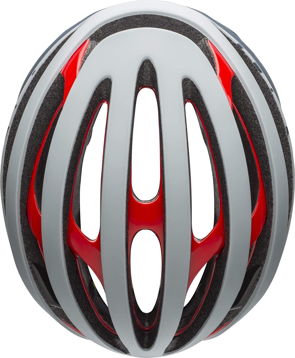 BELL Z20 MIPS Adult Road Bike Helmet - Remix Matte/Gloss Gray/Crimson (2019), Small (52-56 cm)