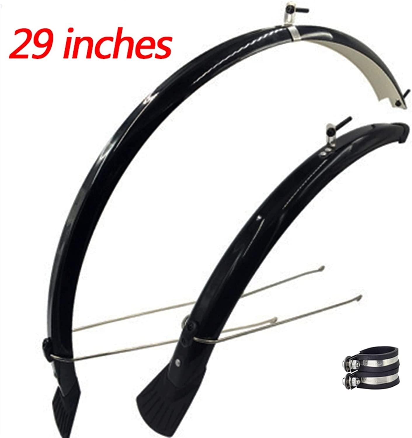 zenglingliang Bike Mudguard Bicycle Fenders Front/Rear 26/27.5/29 inch MTB Mudguard Bicycle Rear Fender for Mountain Bike Accessories Bicycle Fenders Bike Mud Guard (Size : 29 inches)