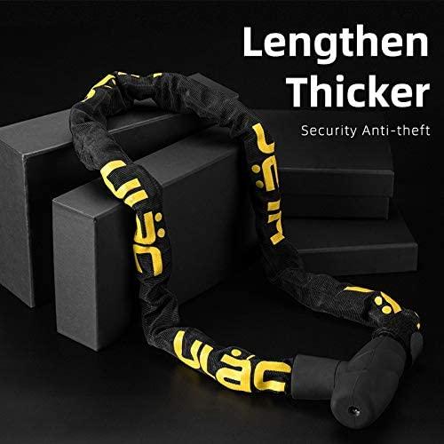 Bike Lock Anti-Theft Outdoor Bike Motorcycle Lock Chain Lock Security Reinforced Cycling Chain Lock Bicycle Accessories