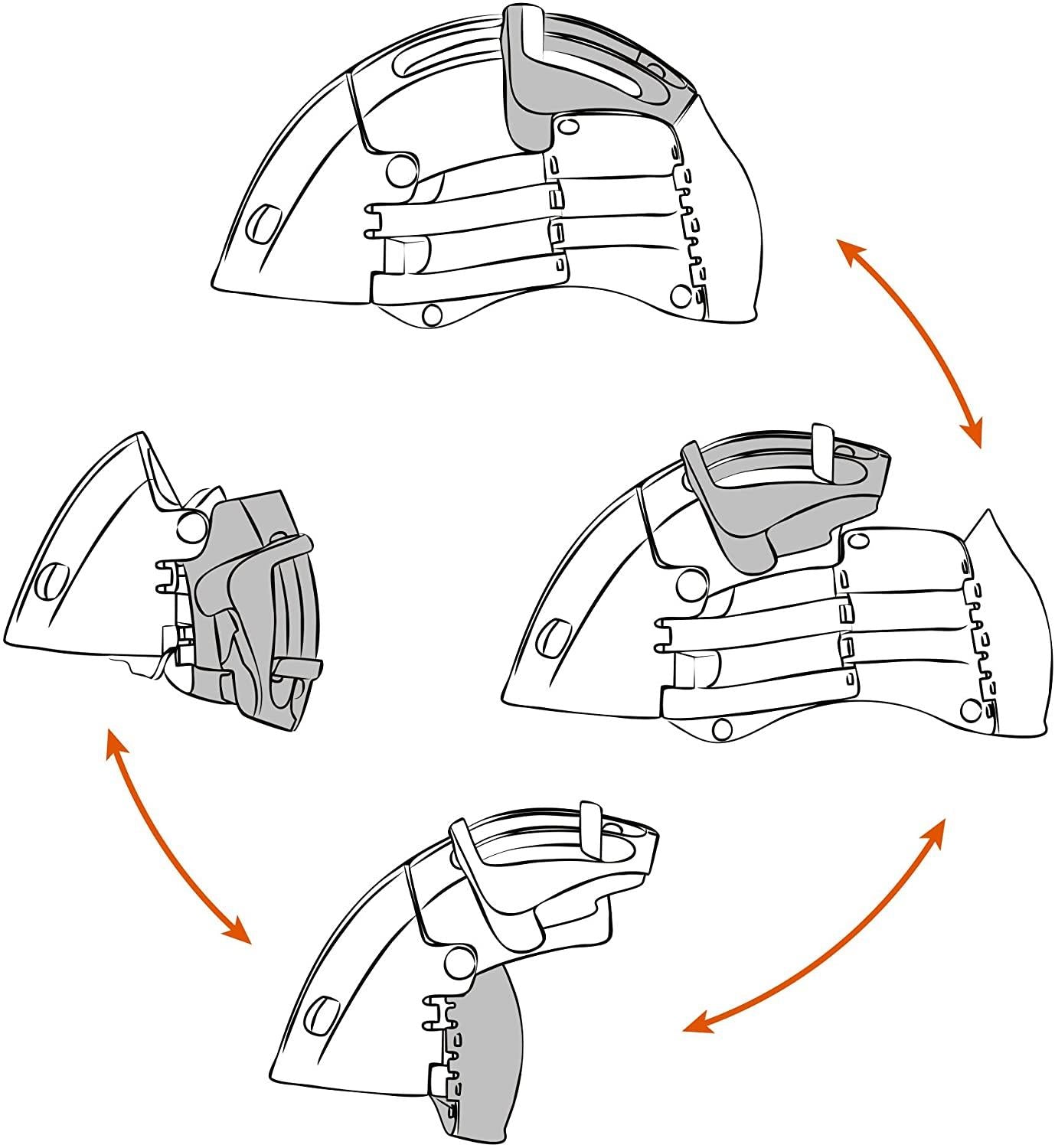 Overade Plixi Fit Foldable Bicycle Helmet