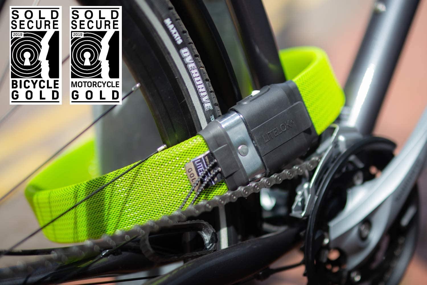 Parent LITELOK Gold Wearable Bike Lock - Light, Sold Secure Gold