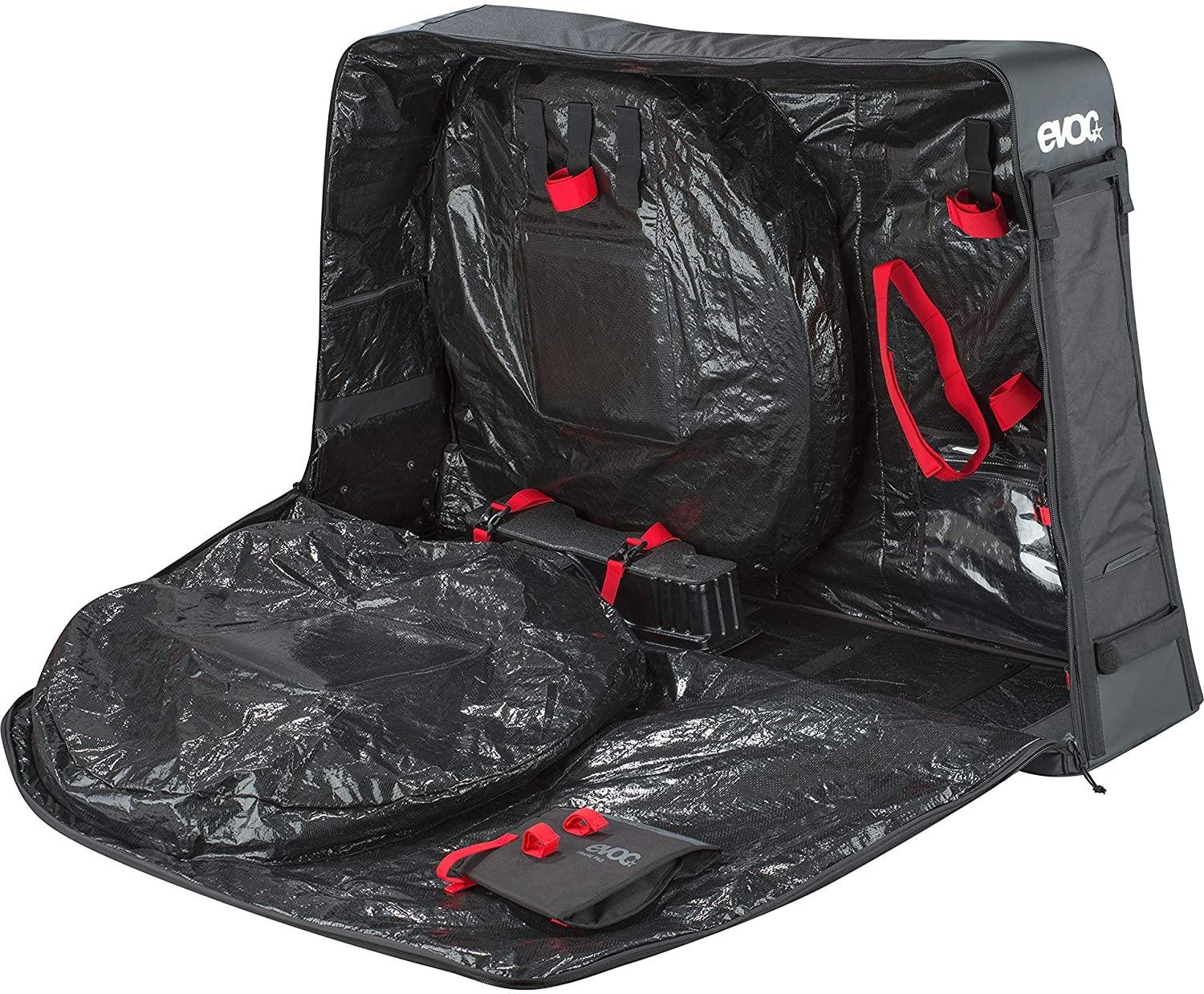 Evoc Bike Travel Bag Pro - Bike Travel Case for Airplanes, Trains, and Car Travel Without Bike Stand
