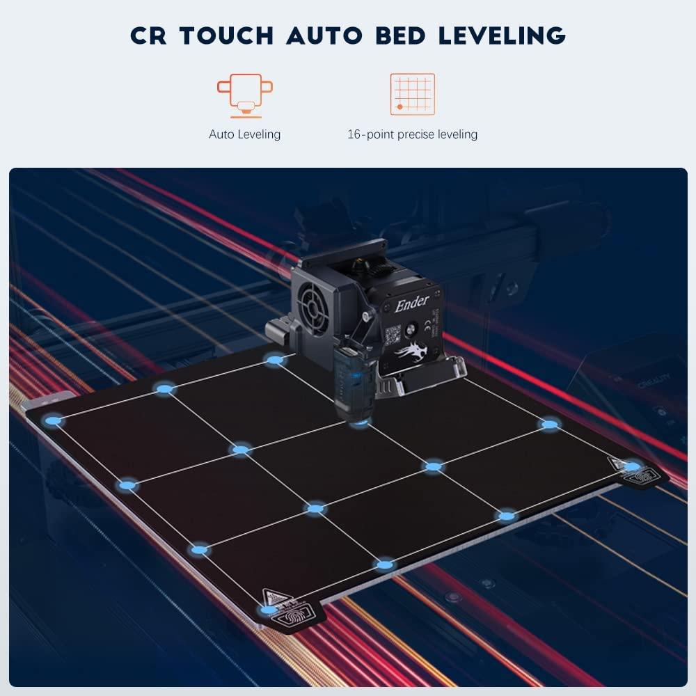 Official Creality Ender 3 S1 3D Printer with Direct Drive Extruder CR Touch Auto Leveling High Precision Double Z-axis Screw Silent Board Printing Size 8.6X8.6X10.6in, Upgrade Ender 3 V2 for Beginners