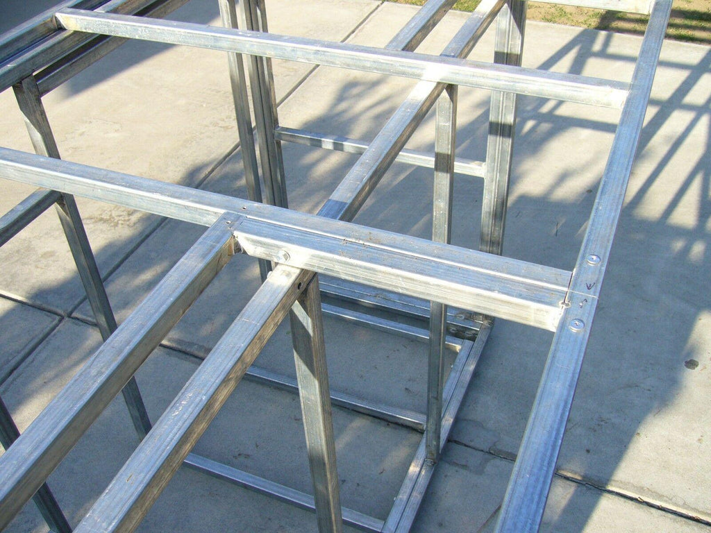 BBQ Island frame kit DIY 10' "L" with Raised Bar