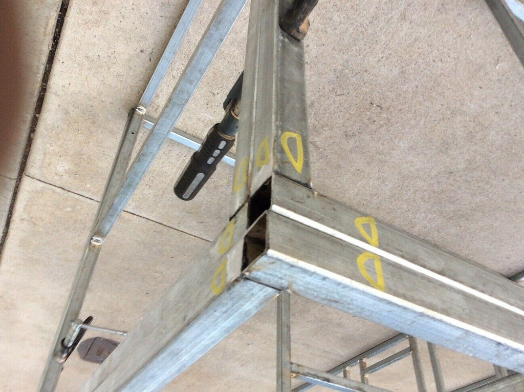 BBQ Island frame kit DIY 10' "L" with Raised Bar