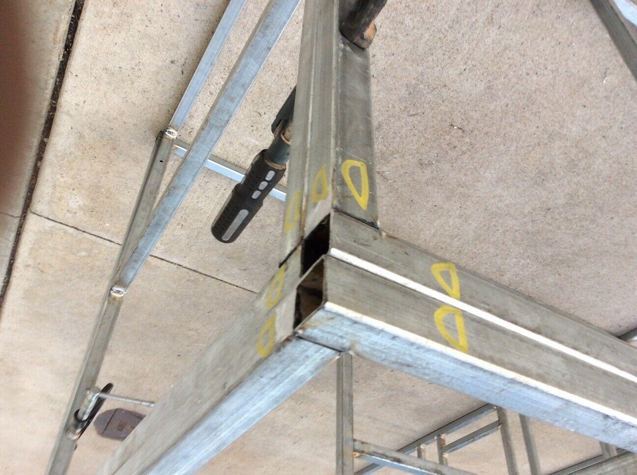 BBQ Island frame kit DIY 10' "L" with Raised Bar