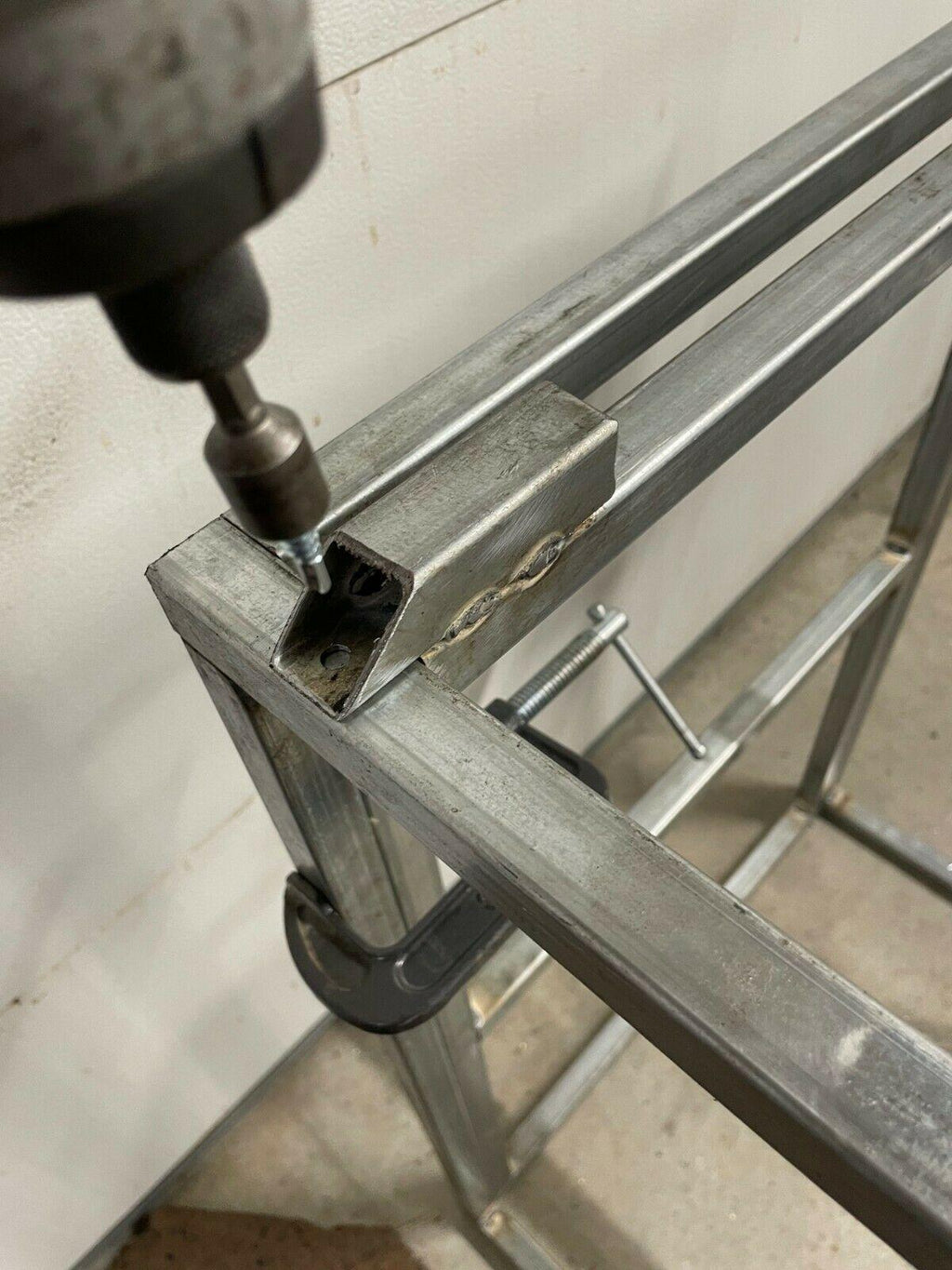 BBQ Island frame kit DIY 10' "L" with Raised Bar