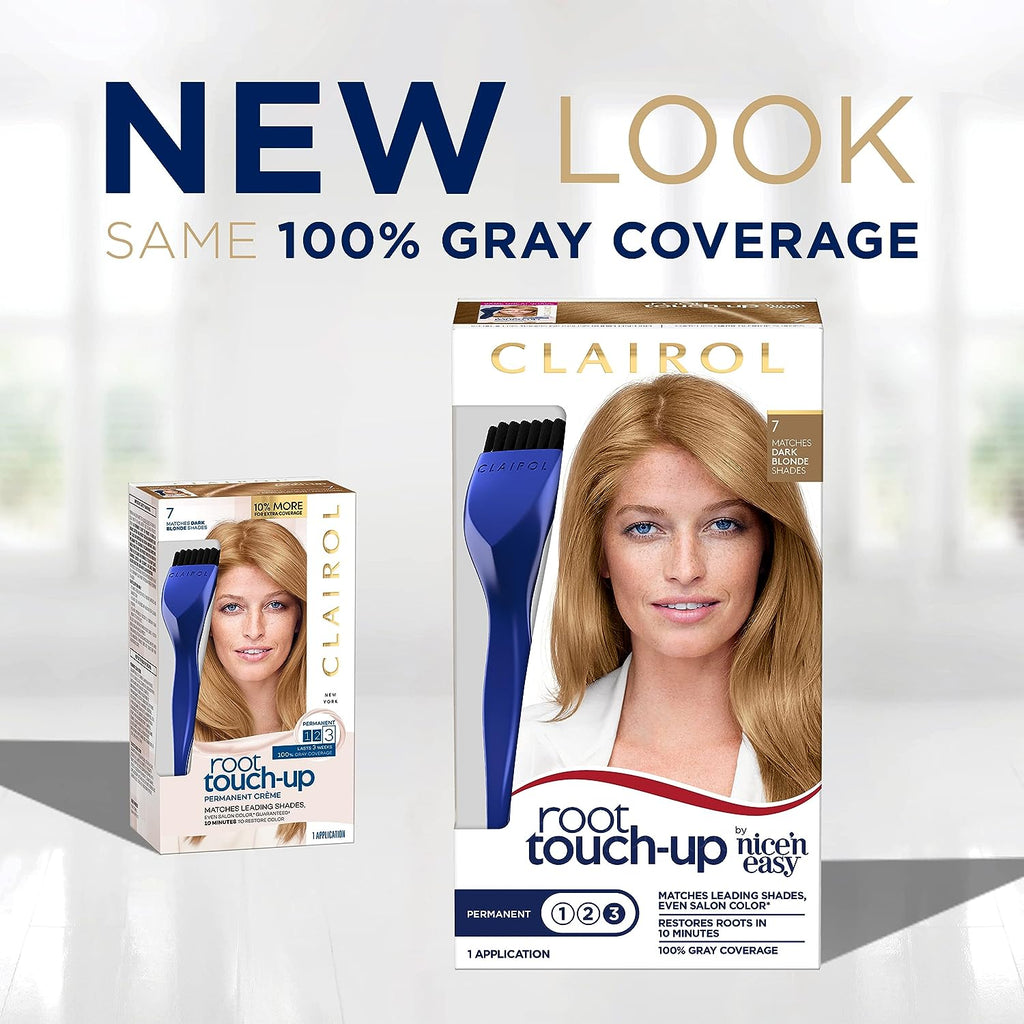 Clairol Root Touch-Up by Nice'n Easy Permanent Hair Dye, 8.5A Medium Champagne Blonde Hair Color, Pack of 1
