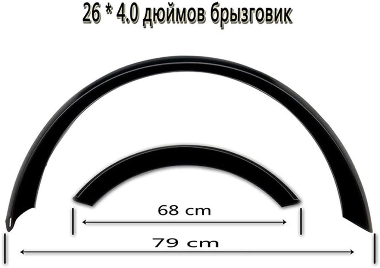 DONGMEICHEN Bicycle Fender Snow Bike Flap Full Coverage Wings 26 Inch 4.0 Fat Bikes Accessories Fenders Full Coverage (Color : White)