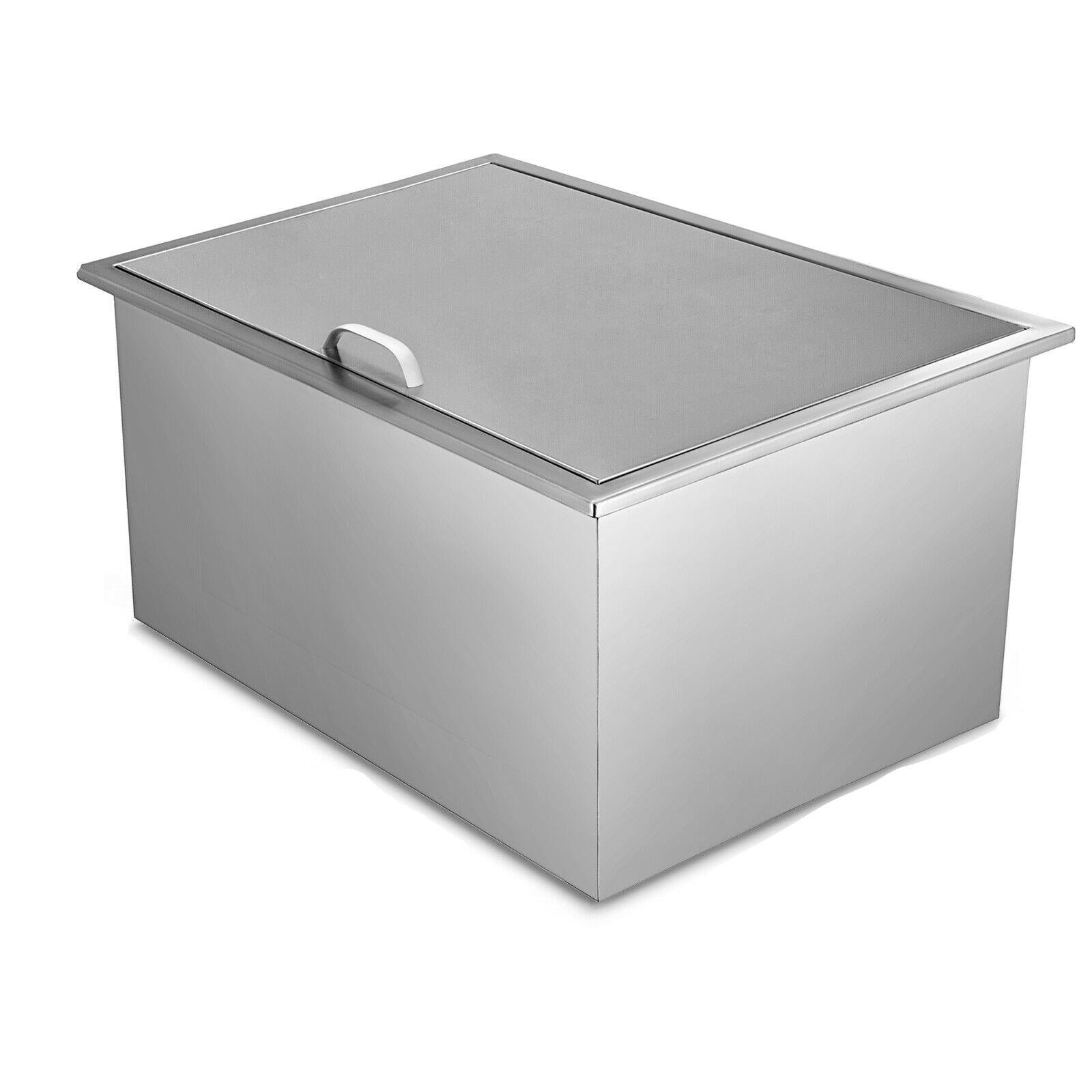 Outdoor Kitchen Drop-in Ice Chest Cooler Underbar Ice Bin 304  Steel