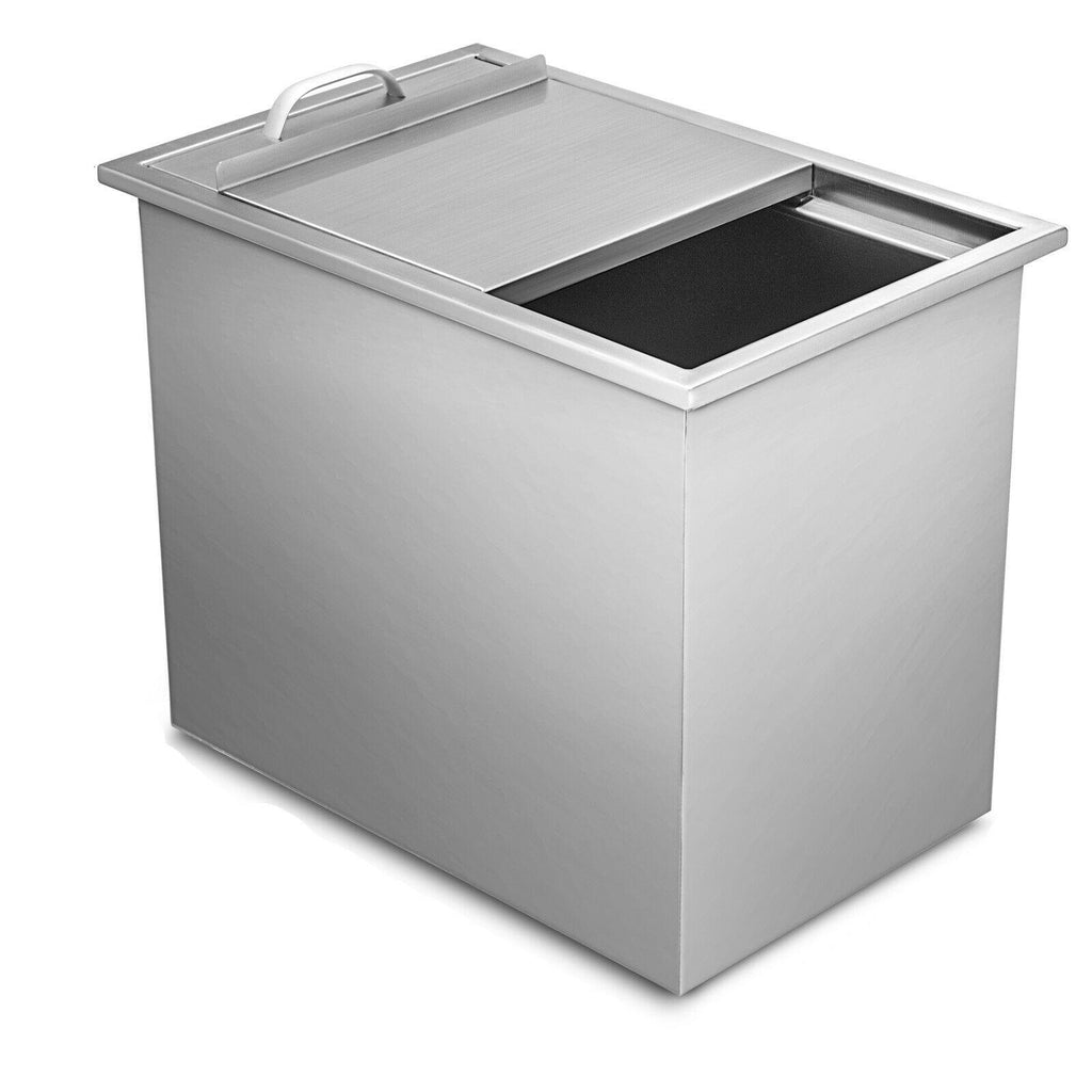 Outdoor Kitchen Drop-in Ice Chest Cooler Underbar Ice Bin 304  Steel