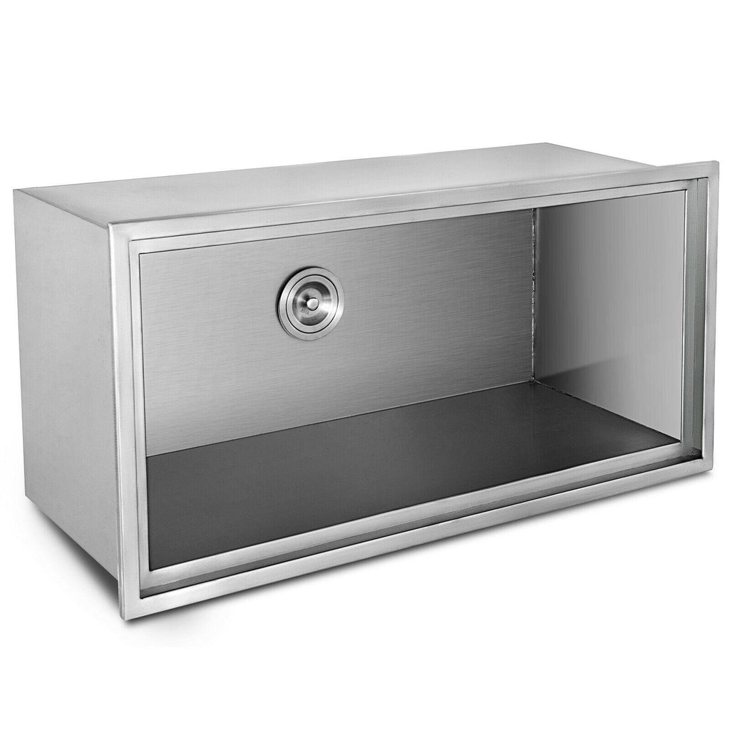 Outdoor Kitchen Drop-in Ice Chest Cooler Underbar Ice Bin 304  Steel