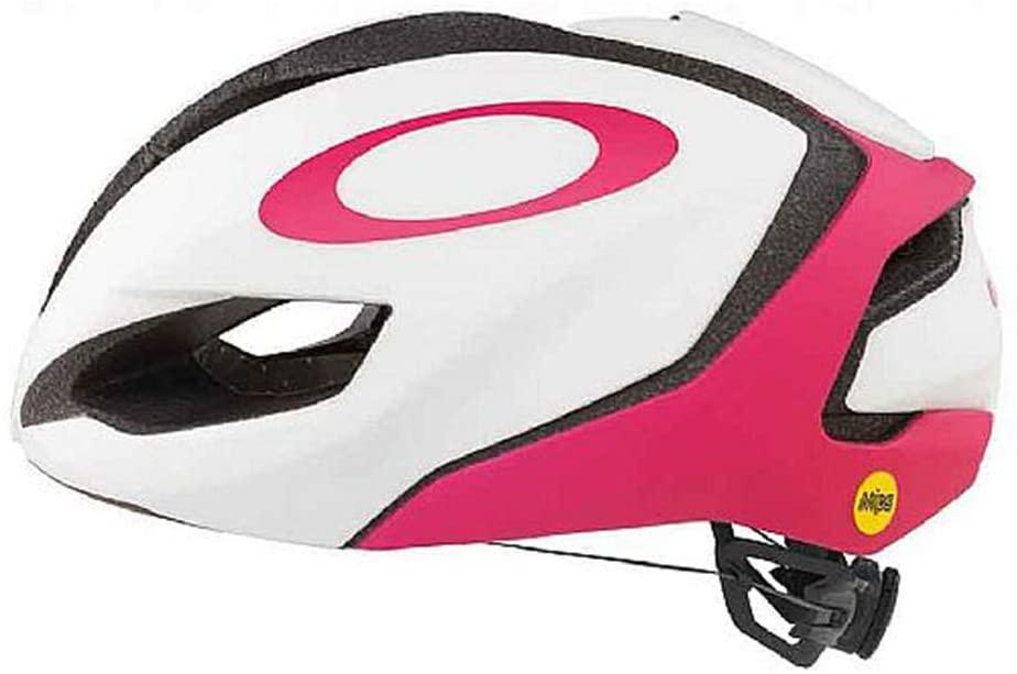 Oakley ARO5 Men's MTB Cycling Helmet - White/Rubine Red/Large