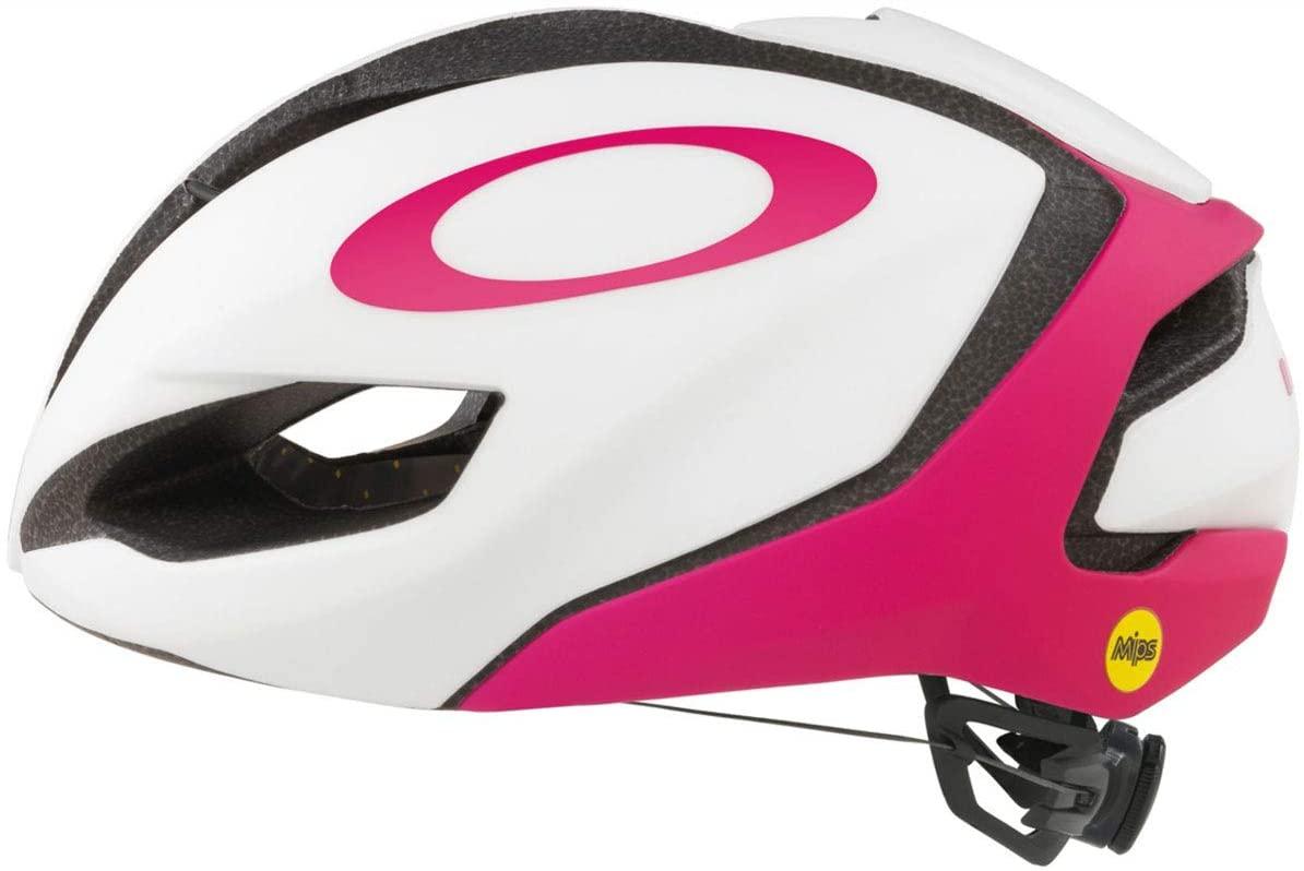 Oakley ARO5 Men's MTB Cycling Helmet - White/Rubine Red/Large