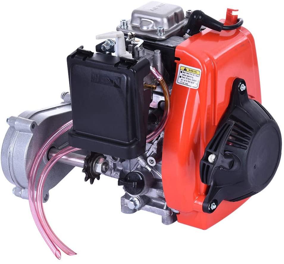 MENGQIN Full 49CC 4-Stroke Motor Kit Bicycle Engine Kit Bicycle Engine Petrol Motorized Bike Engine Kit Professional Bicycle Engine Kit [U.S Shipping]