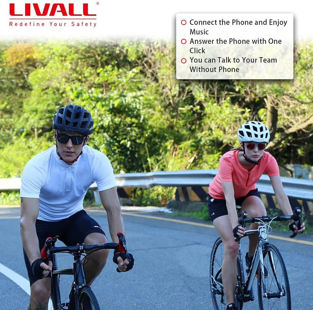 LIVALL BH60SE Adult Smart Bike Helmet with Turn Signal Light and 14 tail lights, Built-in Speaker and Microphone, Bluetooth Connection to Phone, Ultra-light and Ventilated Man and Woman Cycling Helmet