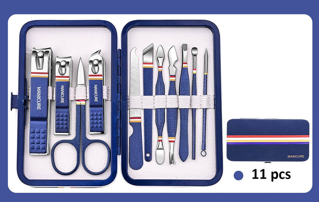 Manicure Set,  Steel Toe Finger Nail Clipper Nail Files Nail Cutter, Personal Care Tools, For Men Women