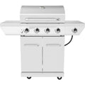 4-Burner Propane Gas Grill  Steel with Side Burner Electronic Ignition