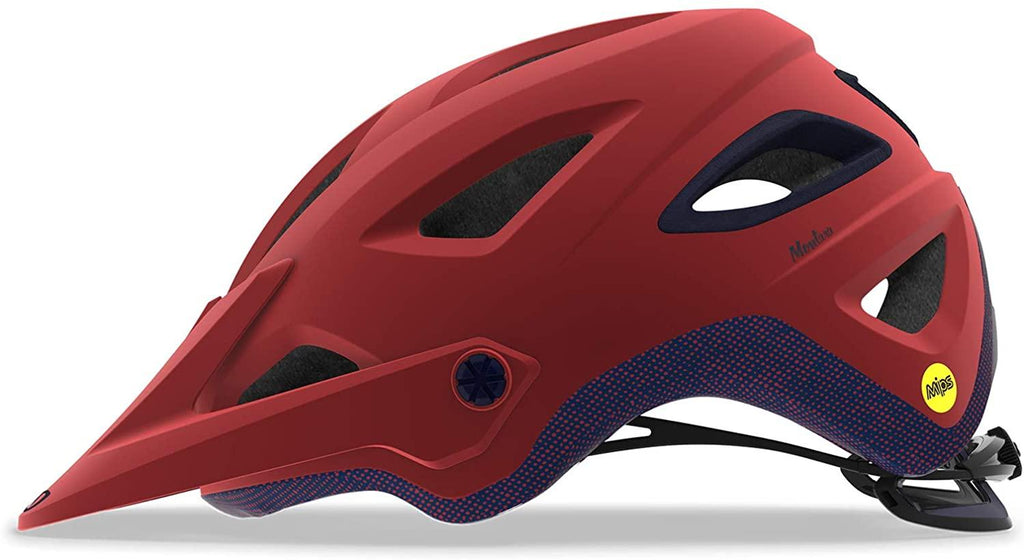 Giro Montara MIPS Womens Mountain Cycling Helmet - Medium (55-59 cm), Matte Dark Red Split (2020)