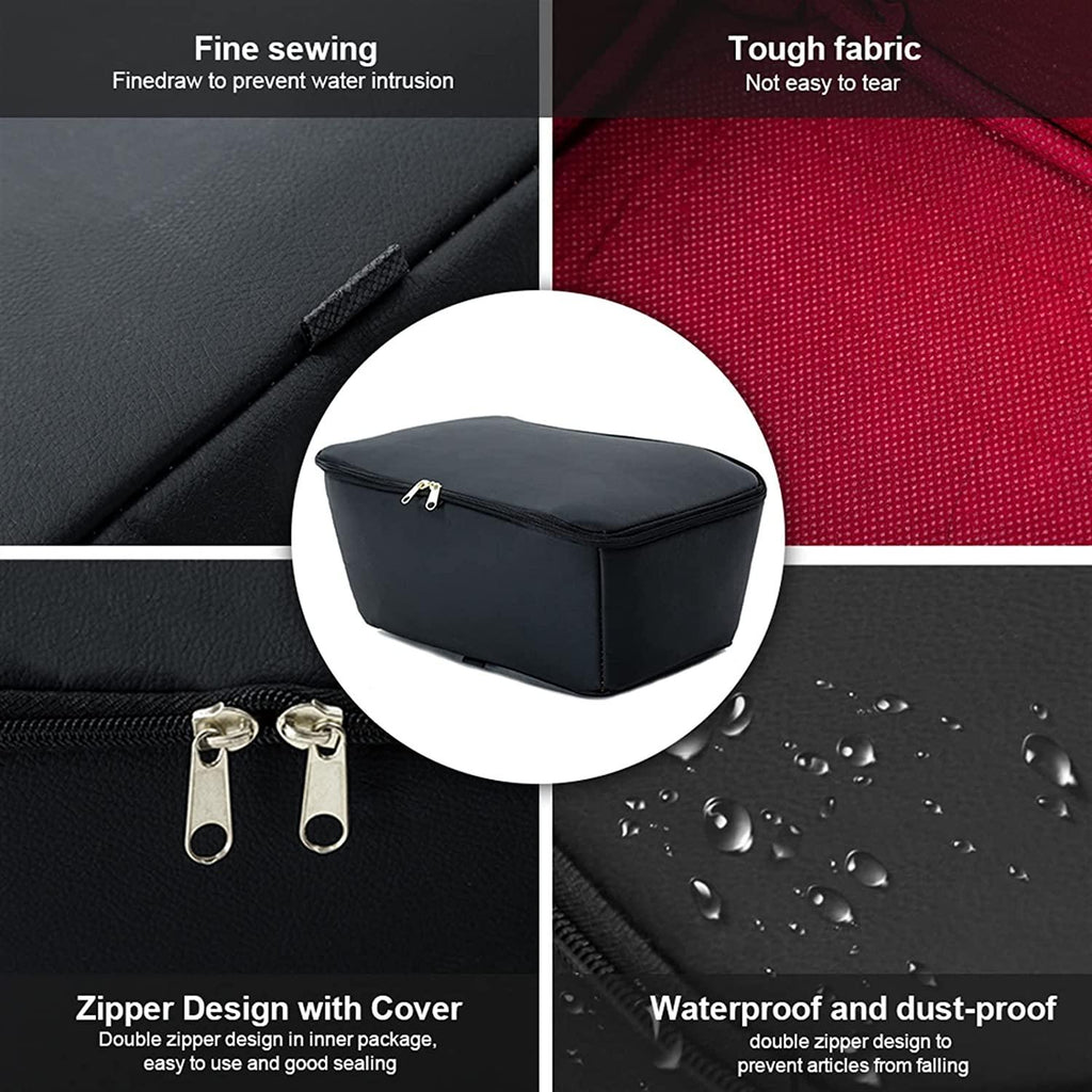 DALIZHAI777 Bike Bag Rear Bike Basket Large Capacity Metal Wire Bicycle Basket with Waterproof Rainproof Cover Black Bicycle Basket, Easy to Install Bicycle Accessories