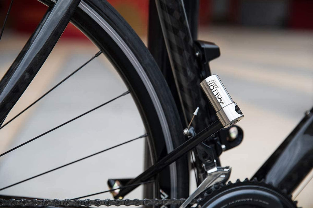 Altor Double APEX - Folding Bicycle Locks - 2 Bike Locks and 8 Keys (keyed Alike) with 2 mounts