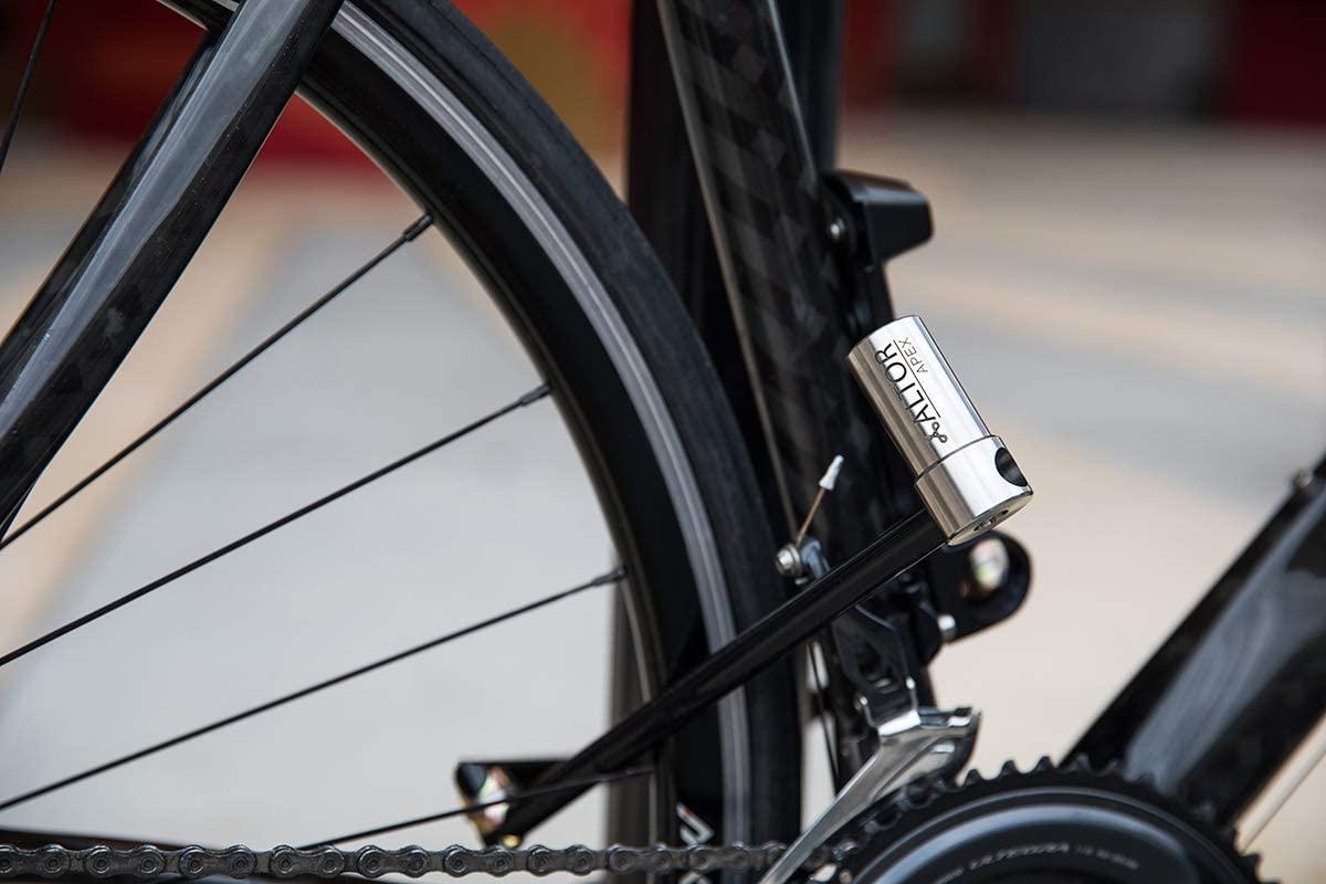 Altor Double APEX - Folding Bicycle Locks - 2 Bike Locks and 8 Keys (keyed Alike) with 2 mounts