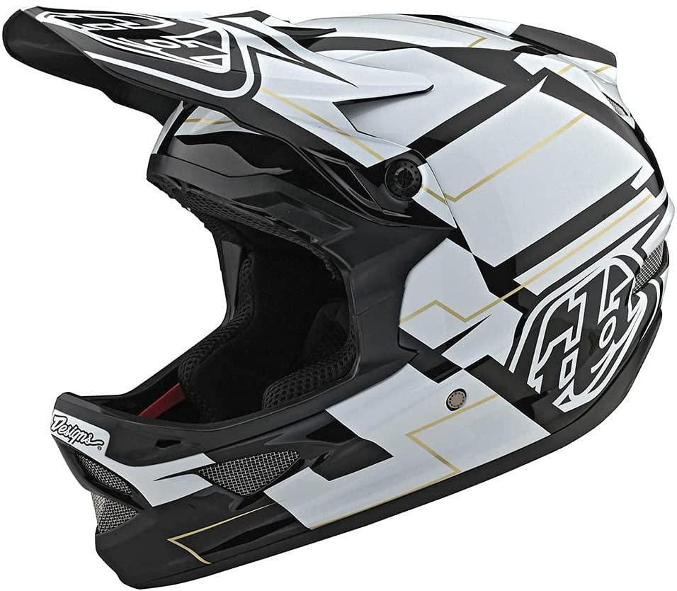 Troy Lee Designs D3 Anarchy FIBERLITE Full Face Adult Mountain Bike Helmet Lightweight Fiberglass. Downhill, BMX Gravel Street Road MTB Bicycle Cycling Accessories for Men Women Youth Girls Boys Kids