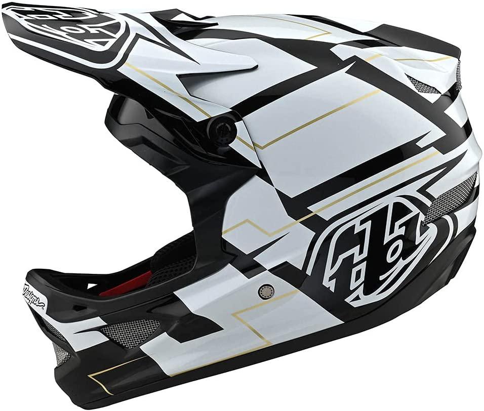 Troy Lee Designs D3 Anarchy FIBERLITE Full Face Adult Mountain Bike Helmet Lightweight Fiberglass. Downhill, BMX Gravel Street Road MTB Bicycle Cycling Accessories for Men Women Youth Girls Boys Kids