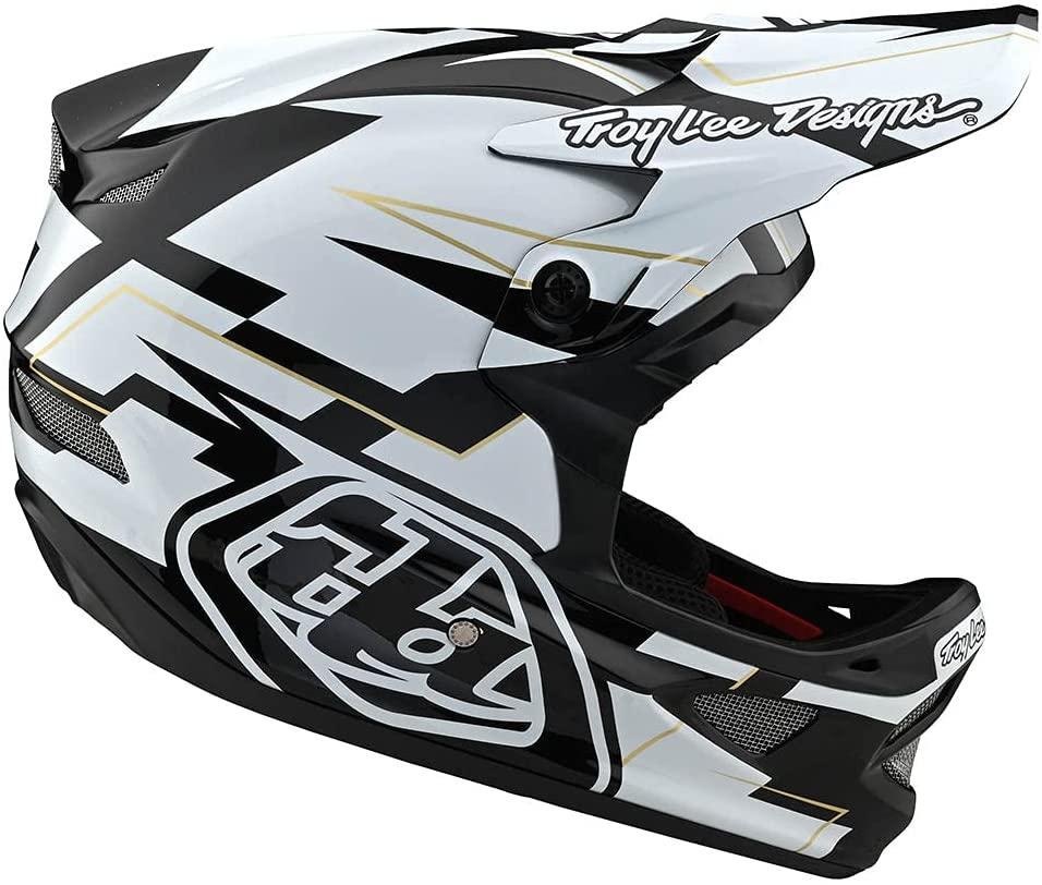 Troy Lee Designs D3 Anarchy FIBERLITE Full Face Adult Mountain Bike Helmet Lightweight Fiberglass. Downhill, BMX Gravel Street Road MTB Bicycle Cycling Accessories for Men Women Youth Girls Boys Kids