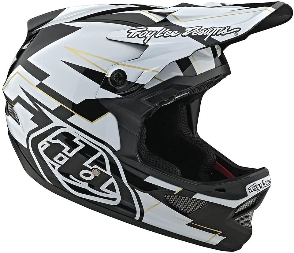 Troy Lee Designs D3 Anarchy FIBERLITE Full Face Adult Mountain Bike Helmet Lightweight Fiberglass. Downhill, BMX Gravel Street Road MTB Bicycle Cycling Accessories for Men Women Youth Girls Boys Kids