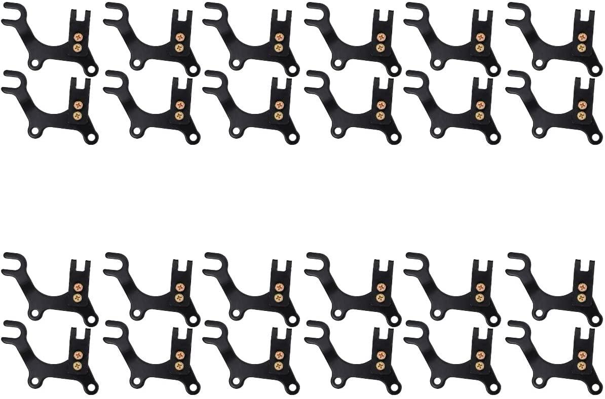 Abaodam 24 pcs Adjustable Brakes Brackets Bike Accessory Disc Brake Modification Bracket