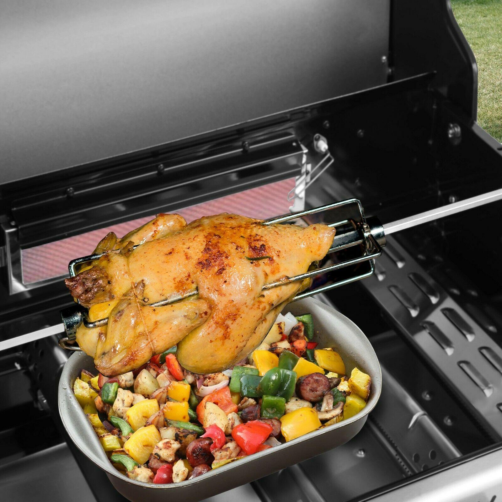 Gas Grill 5-Burner Cabinet Style Liquid Propane Gas Grill GA5403B