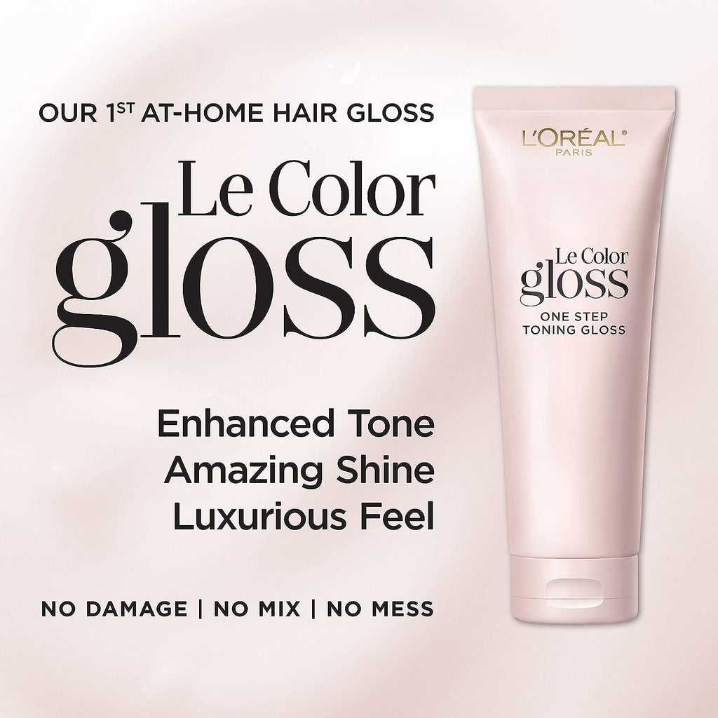 L’Oréal Paris Le Color One Step Toning Hair Gloss, Rich Brunette, 4 Ounce
