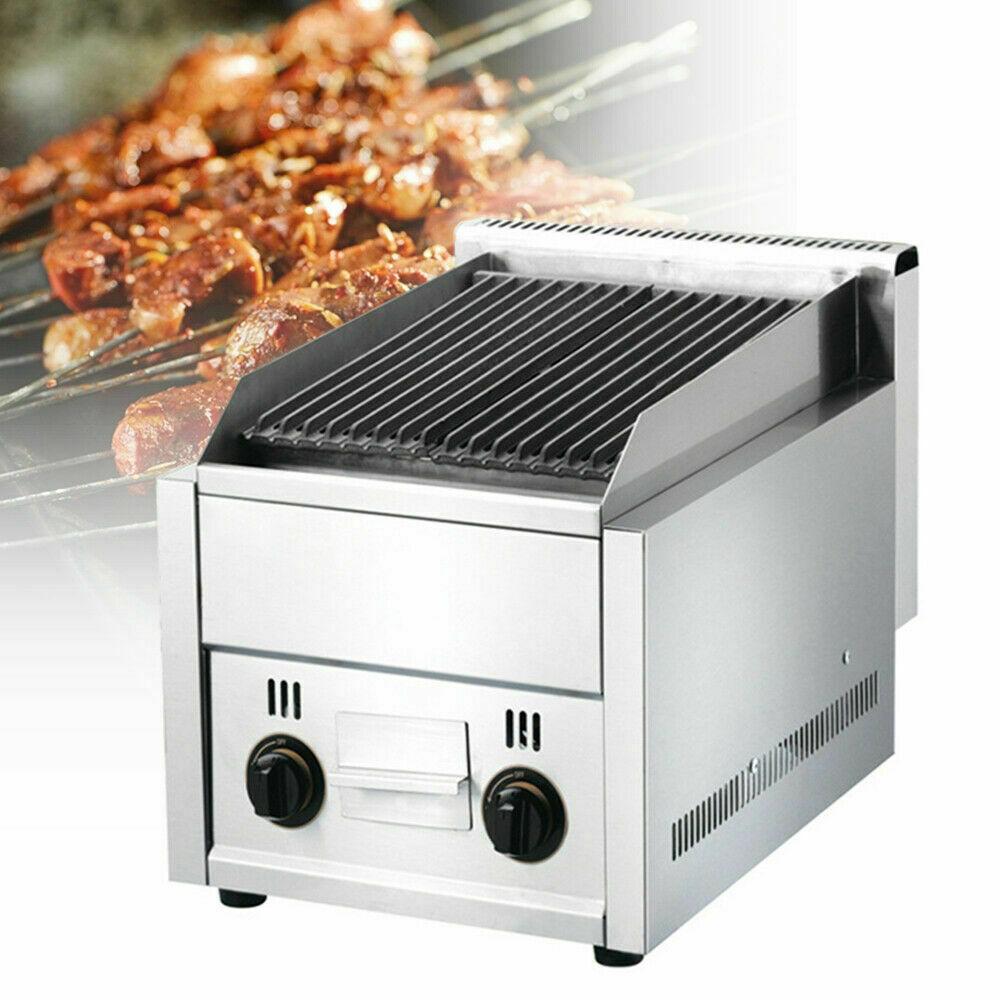 Commercial Restaurant Grill Gas Gril Flat Top Countertop Food Grill Heavy Duty