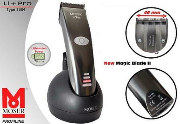 Moser Hair Clipper Trimmer Professional  Li + Pro 1884 ,Original and New