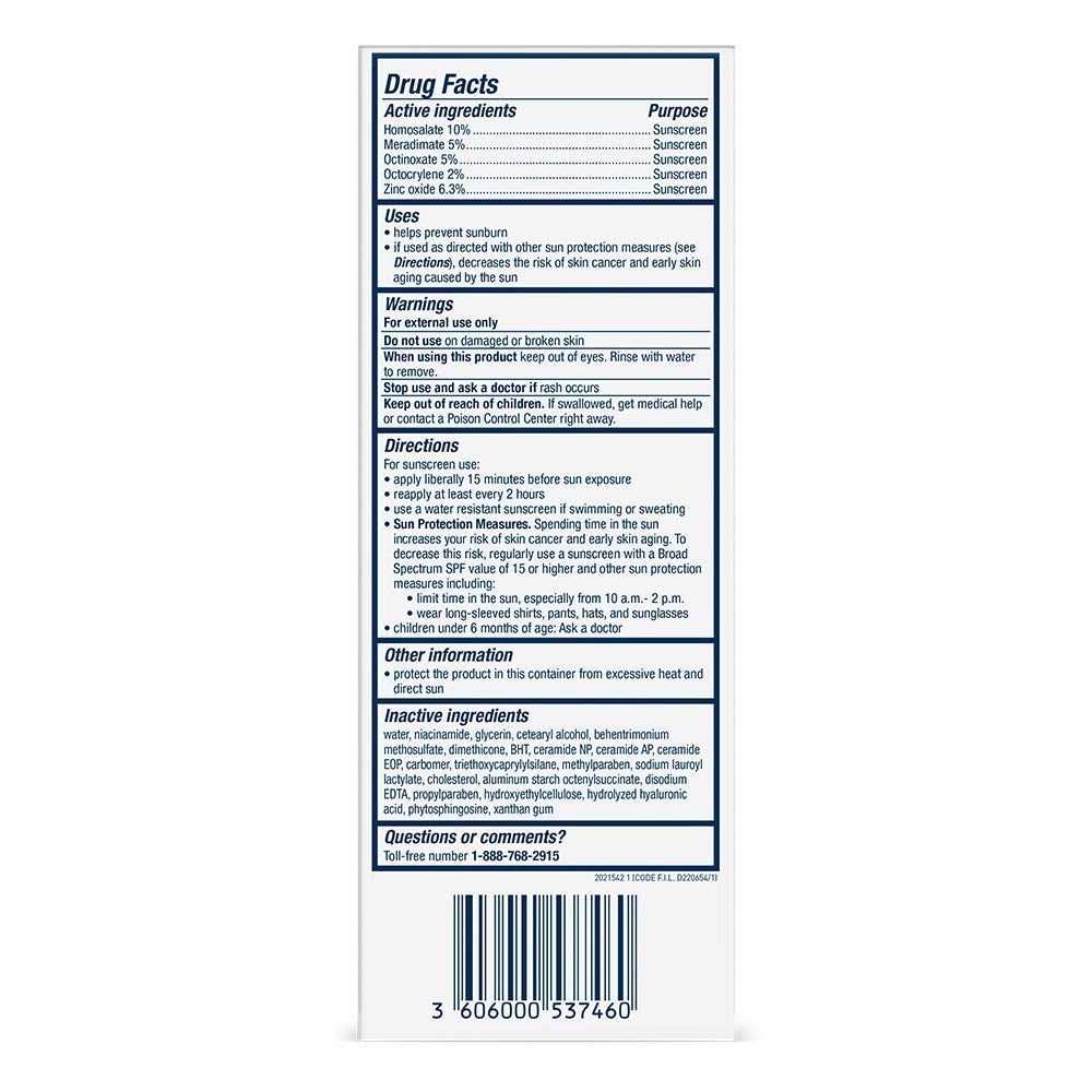 CeraVe AM Facial Moisturizing Lotion SPF 30 | Oil-Free Face Moisturizer with Sunscreen | Non-Comedogenic | 3 Ounce