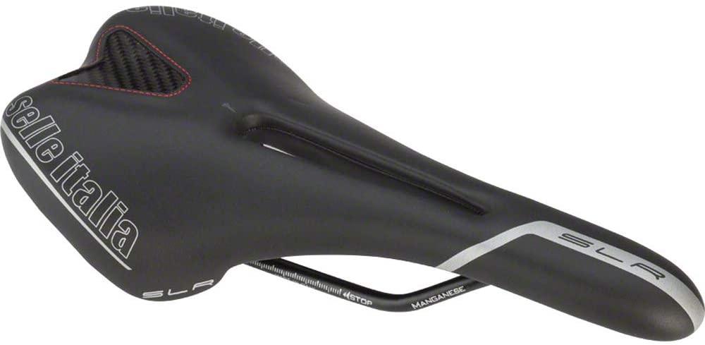 Selle Italia SLR TM Flow Manganese Bike Saddle, Black