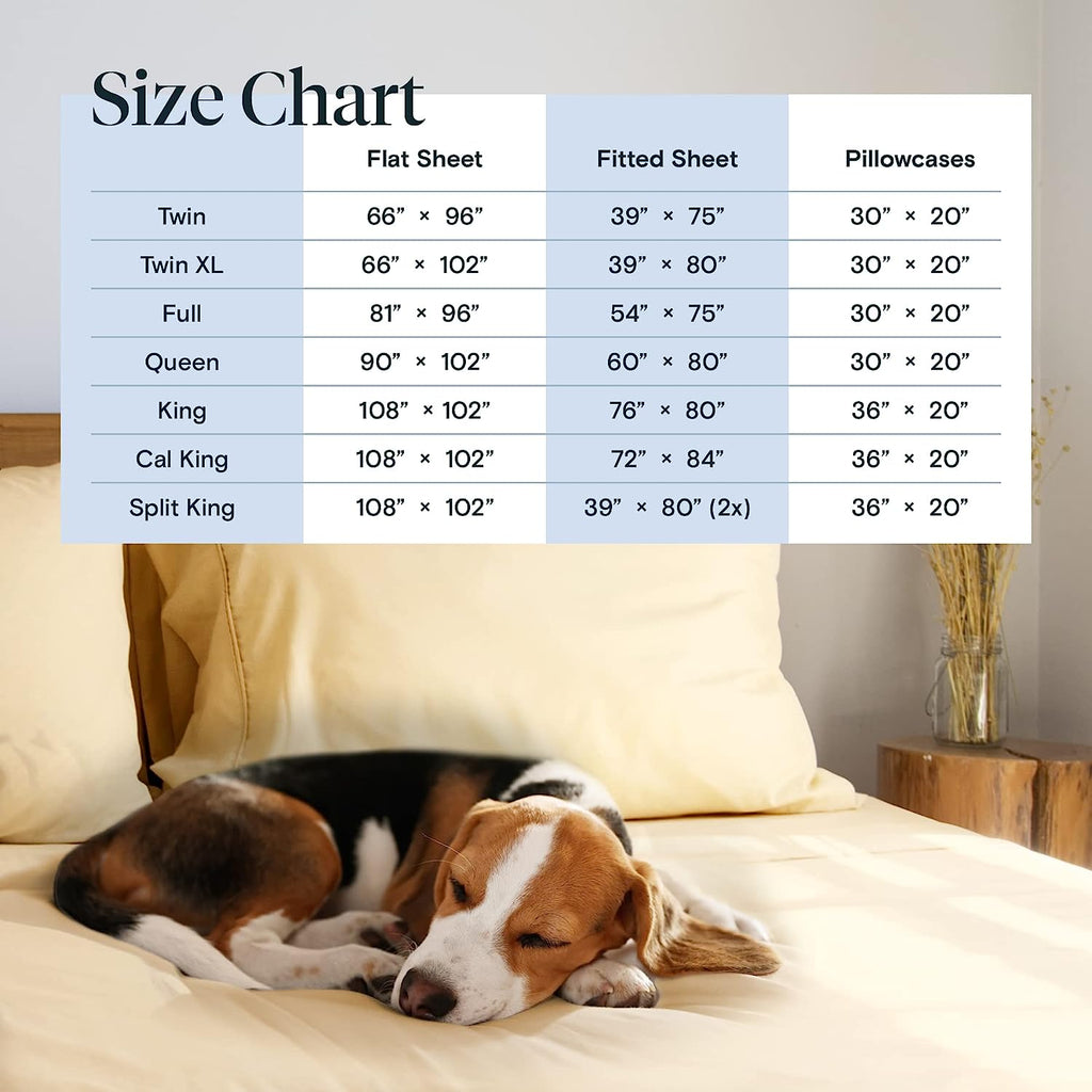 LuxClub Twin XL Sheets Set - Soft Kids Twin Bed Sheets for Boys and Girls, 4 PC Deep Pockets 18" Eco Friendly Wrinkle Free Fitted Sheets Machine Washable Hotel Bedding Silky Soft- Cream Twin XL