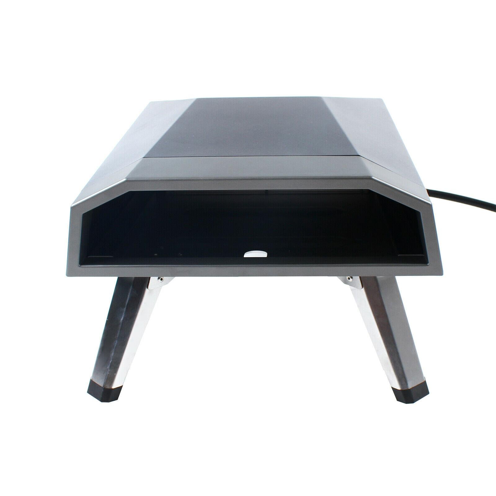 Gas-Powered Outdoors 12" Portable Pizza Oven Pellet Grill BBQ Food Grade