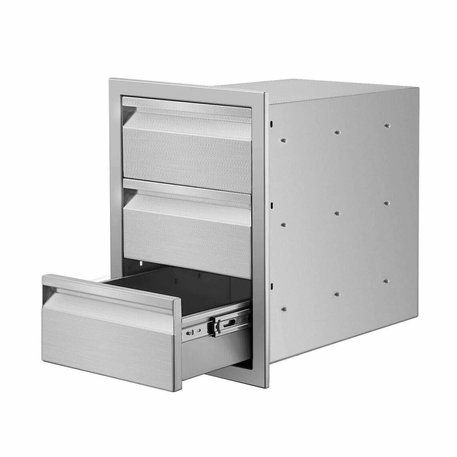 Outdoor Kitchen/bbq Island  Steel Drawer Cabinet Combination Storage