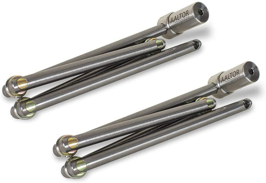 Altor Double APEX Ti - Lightweight Folding Bike Lock - 2 Locks and 8 Keys (keyed Alike)