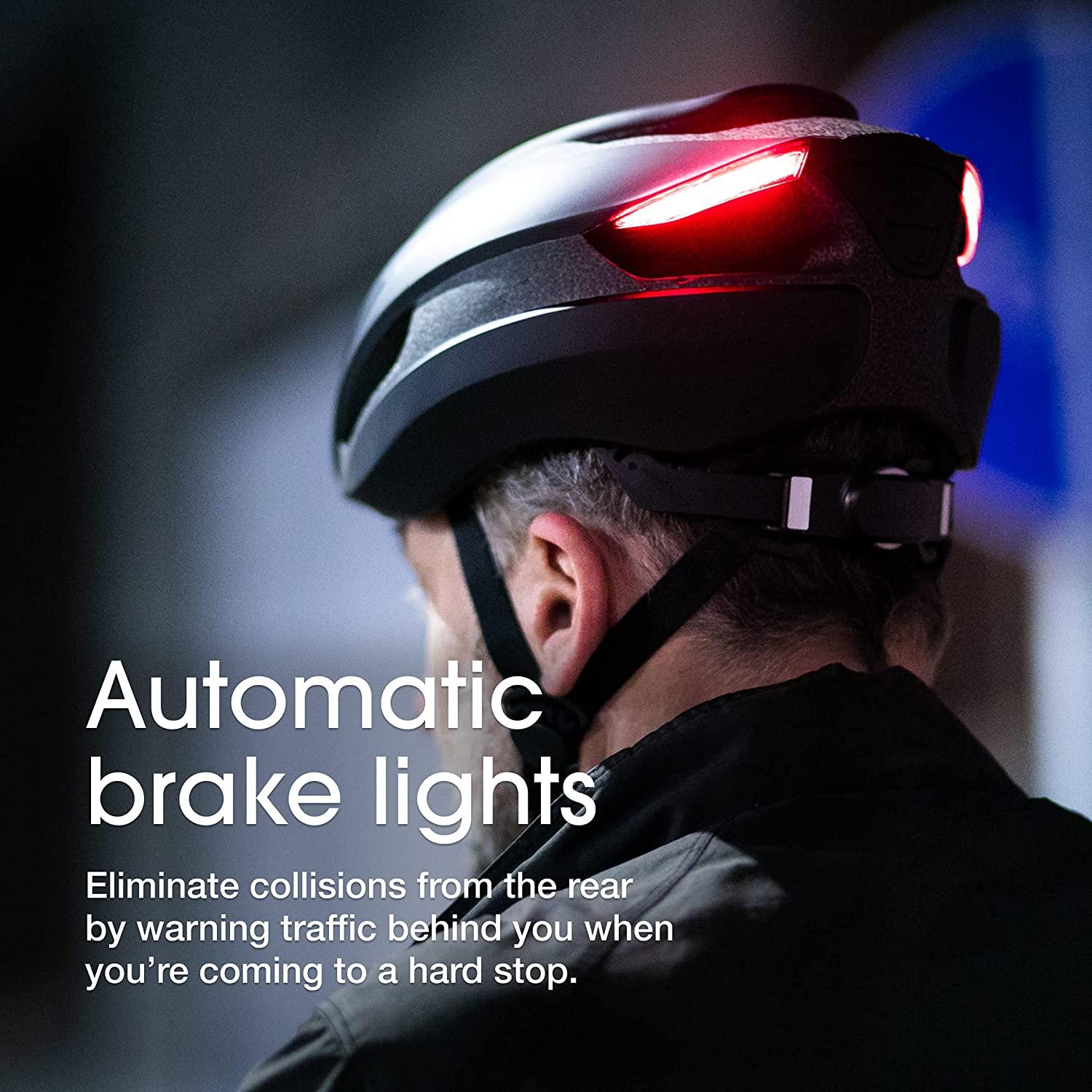 Lumos Ultra Smart Helmet | Bicycle Helmet | Front and Rear LED Lights | Turn Signals | Brake Lights | Bluetooth Connected | Adult: Men, Women