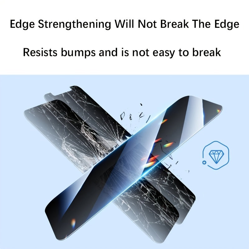 3pcs Full Cover Privacy Screen Protectors For  14 13 12 11 Pro Xs Max Privacy Film Protective Glass For  XR X 6 7 8 Plus