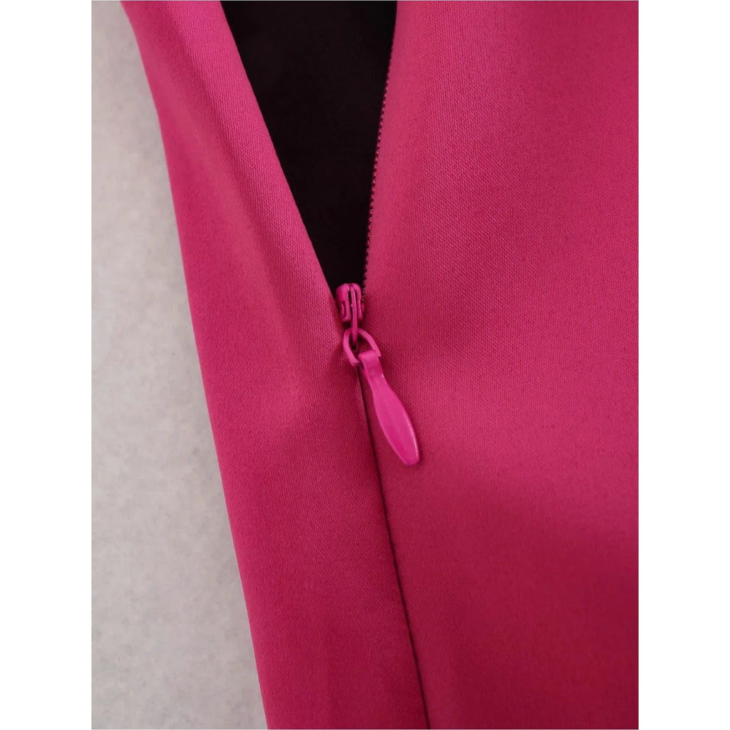 high waist slim elegant mini skirt