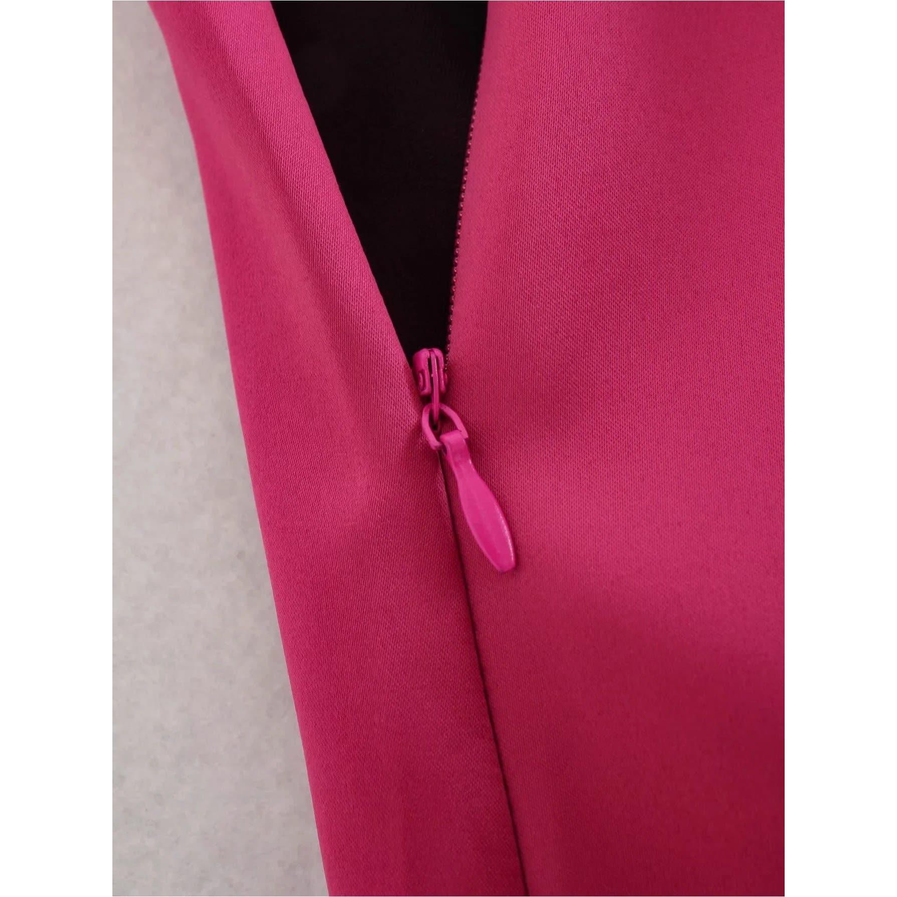 high waist slim elegant mini skirt