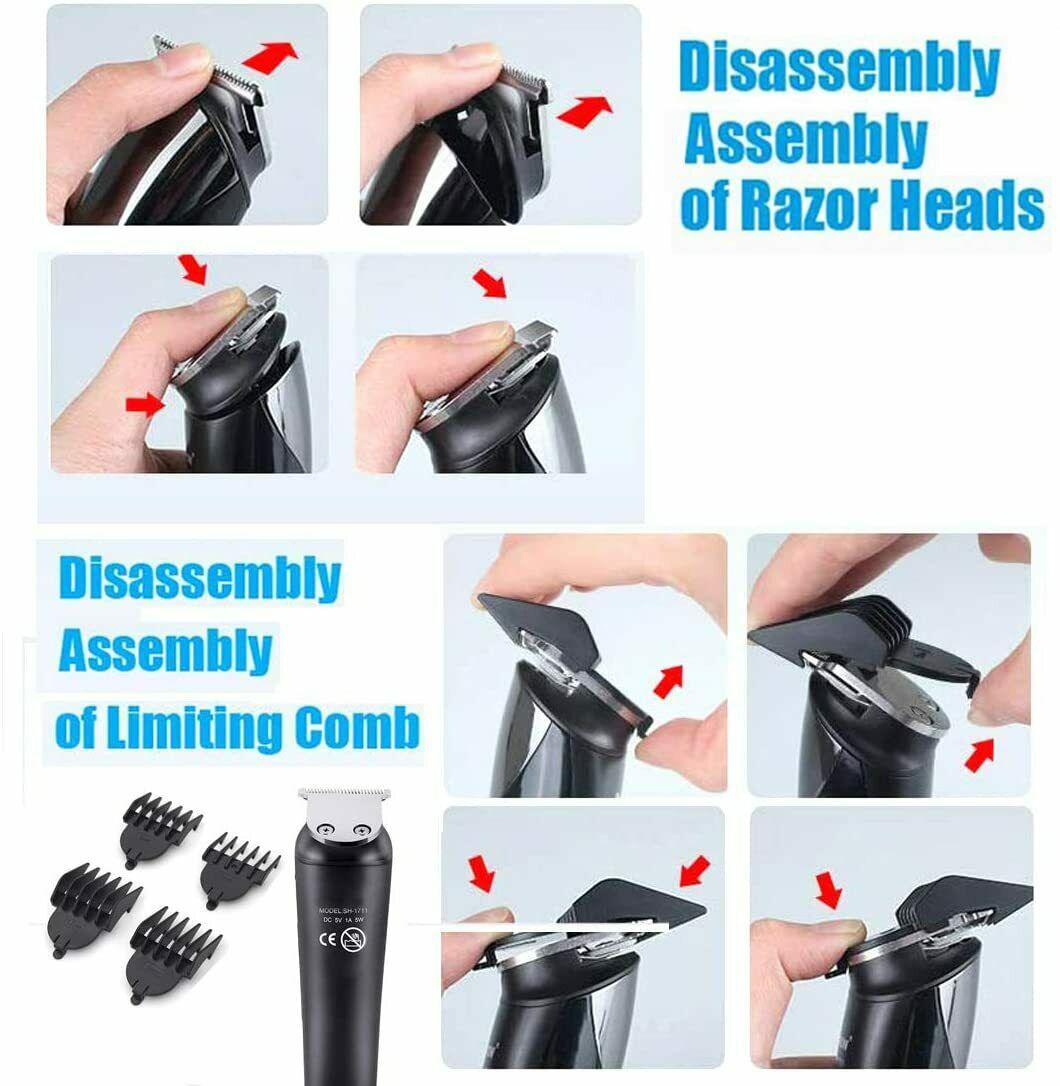 Machine Cut The Hair With Battery Trimmer Hair Professional Trimmer